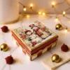 Vintage retro keepsake box, handmade with decoupage technique, Ρετρό βίντατζ κουτί αποθήκευσης, χειροποίητο ντεκουπάζ