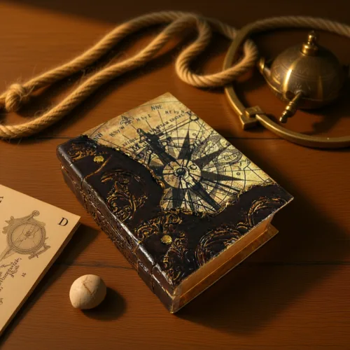Vintage retro keepsake box, handmade with decoupage technique, Ρετρό βίντατζ κουτί αποθήκευσης, χειροποίητο ντεκουπάζ