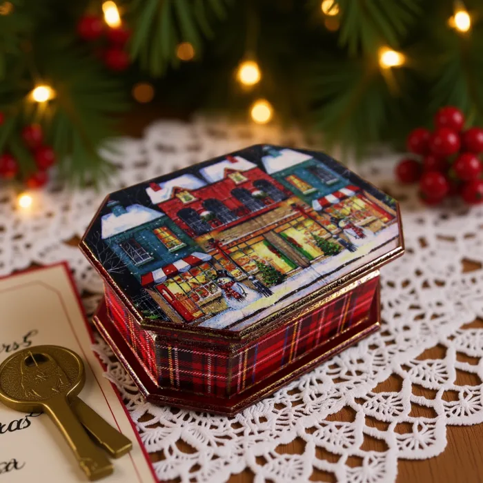 Vintage retro keepsake box, handmade with decoupage technique, Ρετρό βίντατζ κουτί αποθήκευσης, χειροποίητο ντεκουπάζ