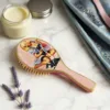 Personalized bamboo hairbrush, eco, προσωποιημένη χειροποίητη βούρτσα μπαμπού