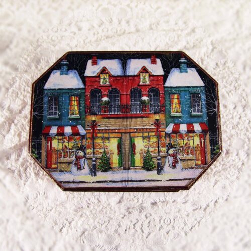 Vintage retro keepsake box, handmade with decoupage technique, Ρετρό βίντατζ κουτί αποθήκευσης, χειροποίητο ντεκουπάζ
