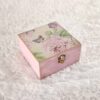 Vintage retro keepsake box, handmade with decoupage technique, Ρετρό βίντατζ κουτί αποθήκευσης, χειροποίητο ντεκουπάζ