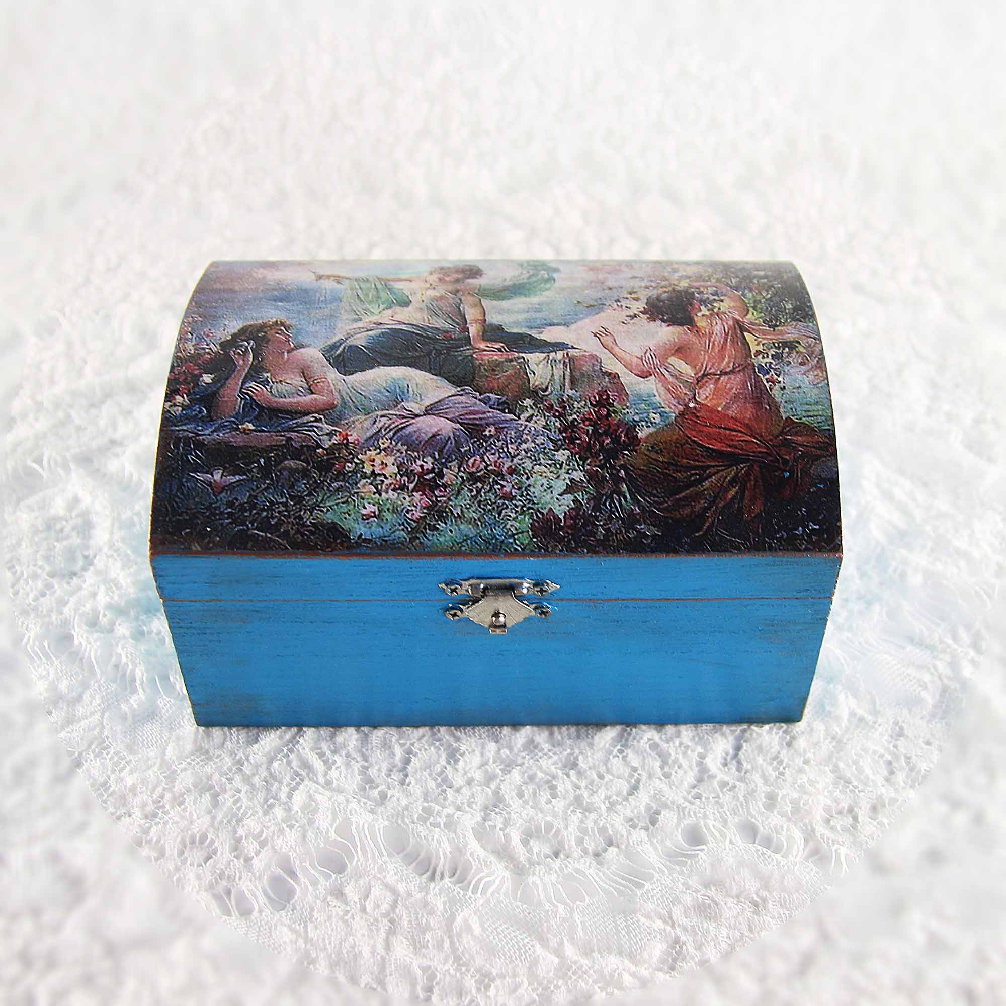 IMG_0634 Vintage retro keepsake box, handmade with decoupage technique, Ρετρό βίντατζ κουτί αποθήκευσης, χειροποίητο ντεκουπάζ