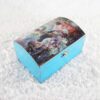 Vintage retro keepsake box, handmade with decoupage technique, Ρετρό βίντατζ κουτί αποθήκευσης, χειροποίητο ντεκουπάζ