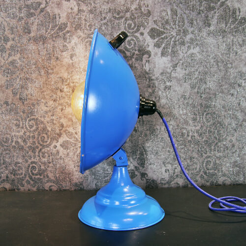Vintage Electric Heater Lamp, Refurbished Retro Light