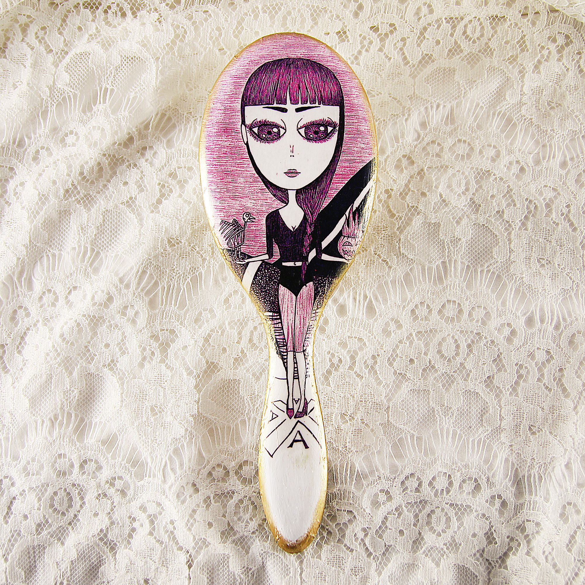 IMG_7588 Personalized bamboo hairbrush, eco, προσωποιημένη χειροποίητη βούρτσα μπαμπού