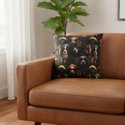 Handmade decorative pillow, Turkish fabric, multiple sizes, hypoallergenic, vibrant design | Χειροποίητο μαξιλάρι, ύφασμα Τουρκίας, υποαλλεργικό, έντονα χρώματα