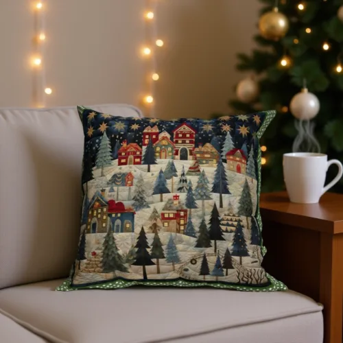 Handmade decorative pillow, Turkish fabric, multiple sizes, hypoallergenic, vibrant design | Χειροποίητο μαξιλάρι, ύφασμα Τουρκίας, υποαλλεργικό, έντονα χρώματα