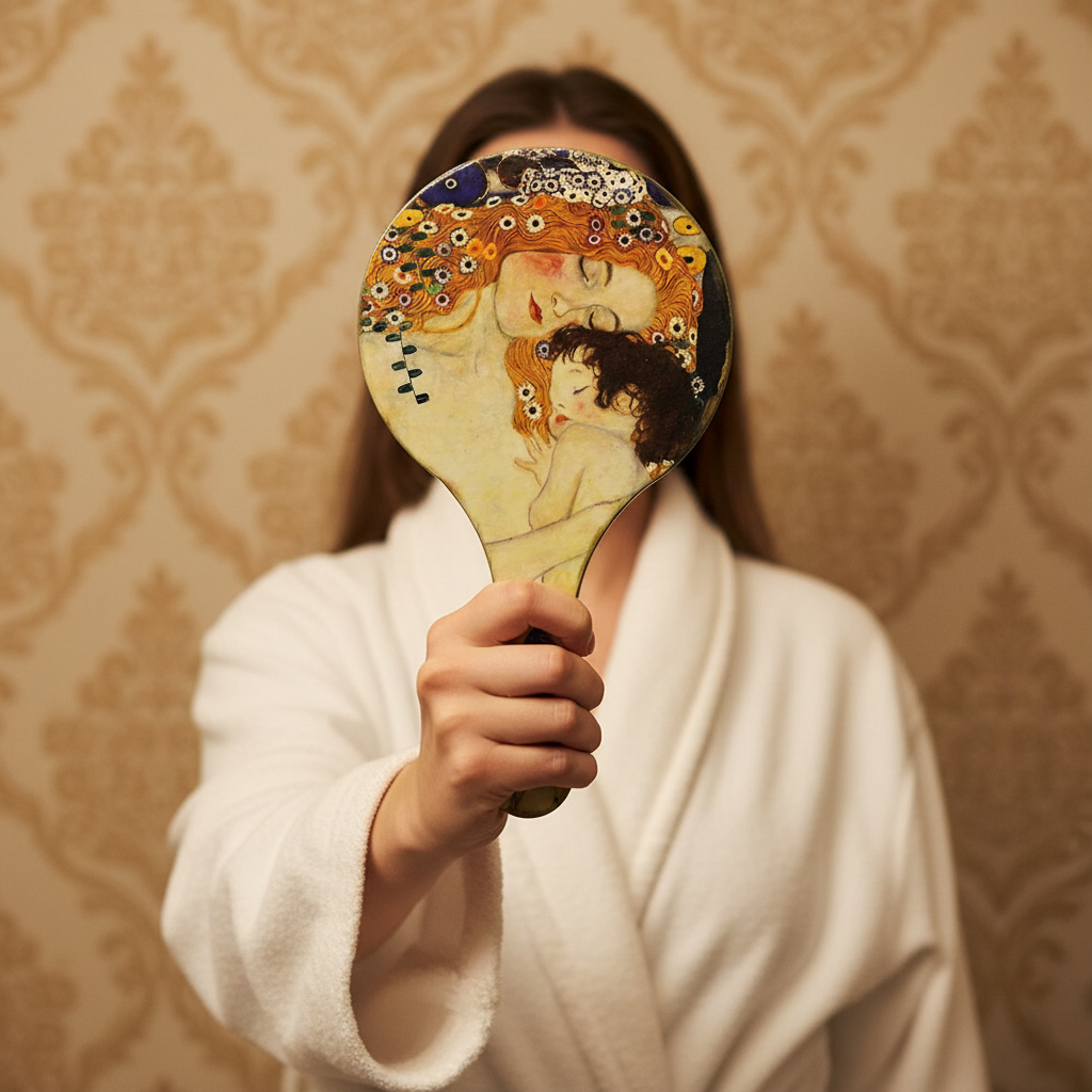 Klimt mother mirror 2