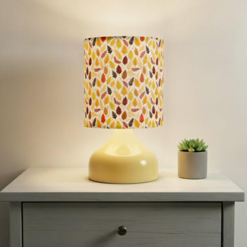 Leaves Faux Embroidery Table Lamp, Arcane Glow Series