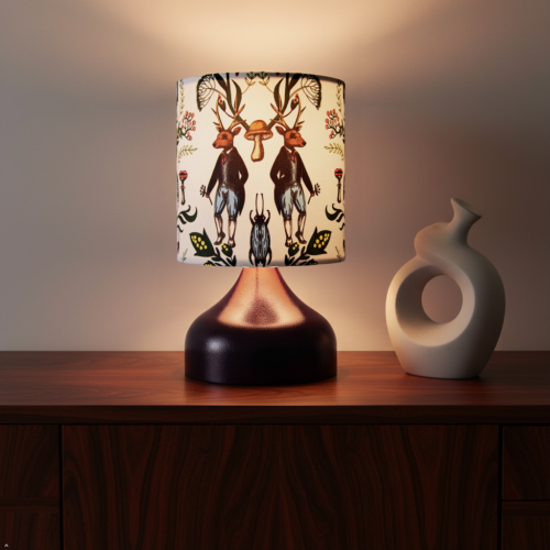 William Morris Deers Table Lamp, Arcane Glow Series