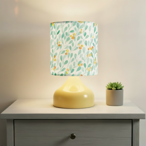 Watercolor Flowers Table Lamp, Arcane Glow Series