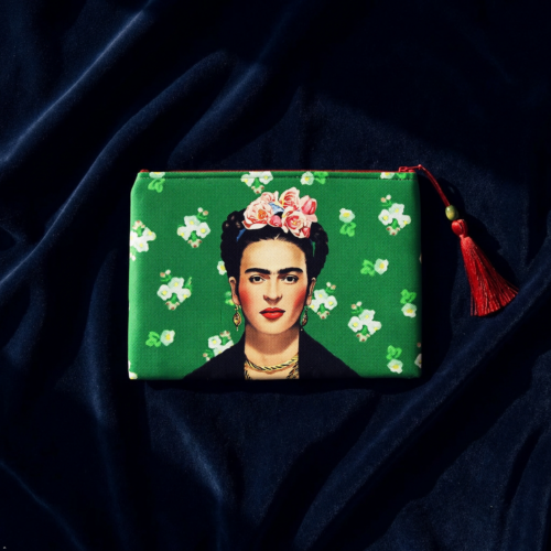 Frida Kahlo Clutch, Fabric Handbag
