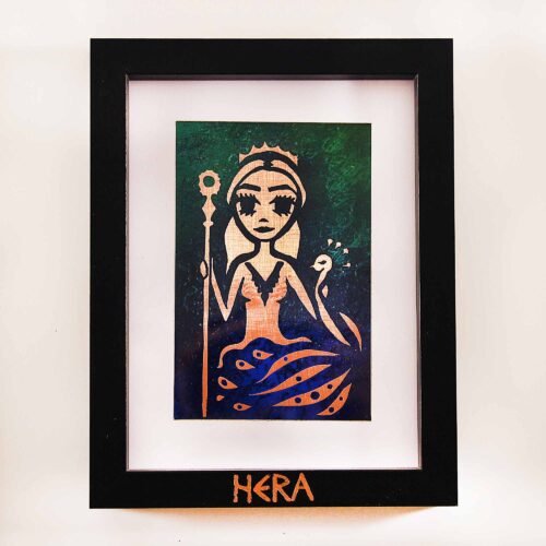 Hera Goddess Original Copper Artwork