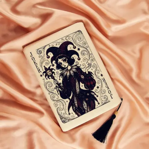 Queen's Secret Collection, Joker Card Clutch, Fabric Handbag